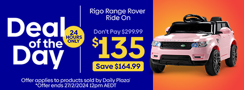 Deal of The Day - Rigo Kids Ride On Car Pink $135