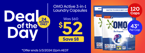 Daily Deal - OMO Active 3-in-1 Laundry Capsules