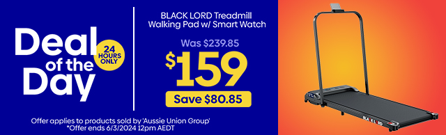 Daily Deal - Black Lord Treadmill & Walking Pad