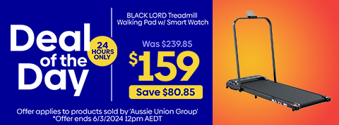 Daily Deal - Black Lord Treadmill & Walking Pad