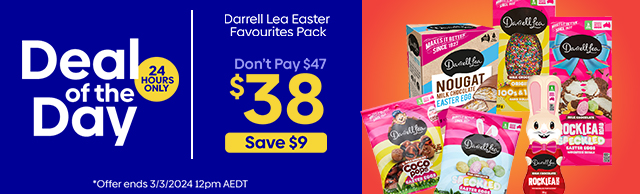 Deal of the Day - Darrell Lea Easter Favourites Pack