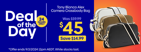 Daily Deal - Tony Bianco Alex Camera Crossbody Bag