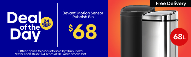 Daily Deal - Devanti 68L Motion Sensor Rubbish Bin