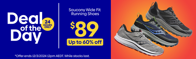 Daily Deal - Saucony Wide Fit Running Shoes