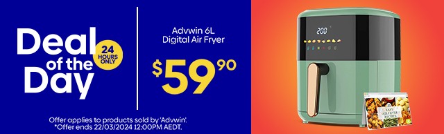 Daily Deal - Advwin 6L Digital Air Fryer