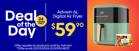 Daily Deal - Advwin 6L Digital Air Fryer