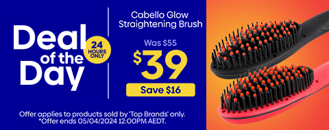 Daily Deal - Cabello Glow Straightening Brush