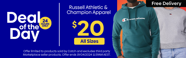 Daily Deal - Russell Athletic & Champion Hoodies + Sweats