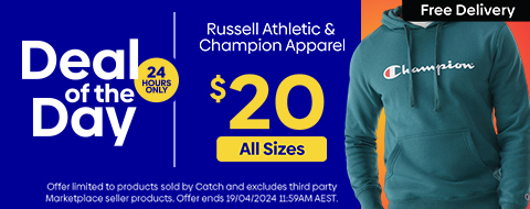 Daily Deal - Russell Athletic & Champion Hoodies + Sweats