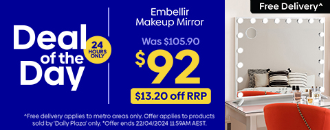 Daily Deal - Embellir Hollywood LED Makeup Mirror