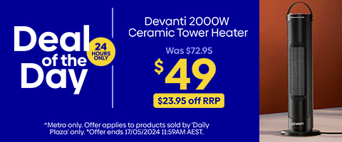 Daily Deal - Devanti Ceramic Tower Heater