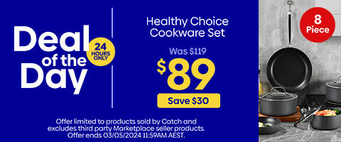 Daily Deal - Healthy Choice 8-Piece Non-Stick Cookware Set