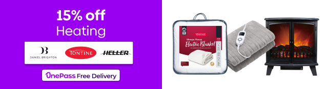 15% Off Heaters & Electric Blankets