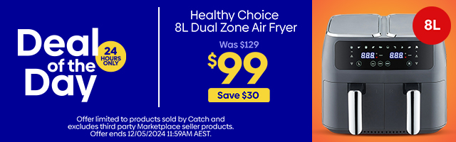 Daily Deal - Healthy Choice 8L Dual Zone Air Fryer