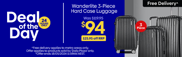 Daily Deal - Wanderlite 3-Piece Luggage Set