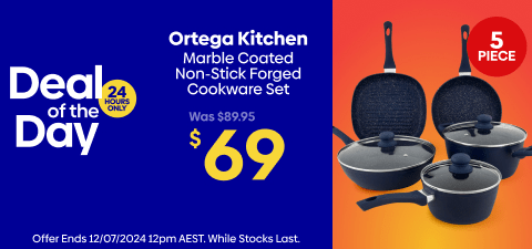 Ortega Kitchen 5-Piece Marble Coated Cookware Set