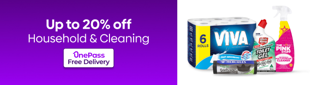 Up to 20% Off - Household & Cleaning Essentials