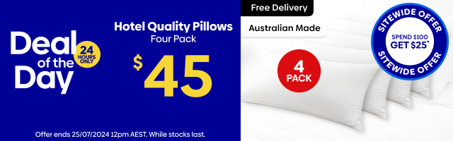 Hotel Quality Pillows 4-Pack