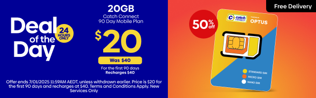 Catch Connect 360GB 365 Day Mobile Plan