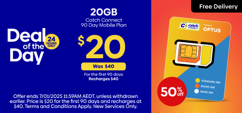 Catch Connect 360GB 365 Day Mobile Plan