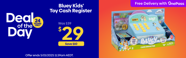 Bluey Kids' Toy Cash Register