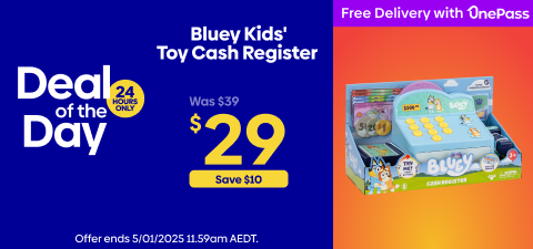 Bluey Kids' Toy Cash Register