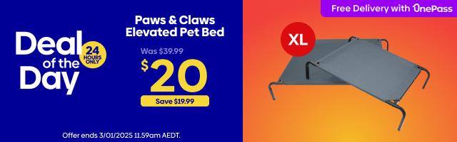 Paws & Claws XL Elevated Pet Bed