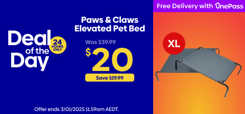 Paws & Claws XL Elevated Pet Bed