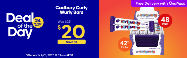 Cadbury Curly Wurly Bars 48-Pack