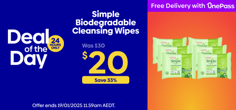 Simple Facial Wipes 150-Pack