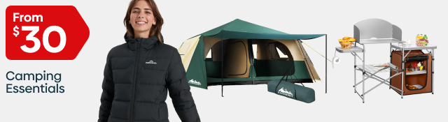 Camping Essentials From $30