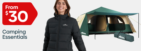Camping Essentials From $30