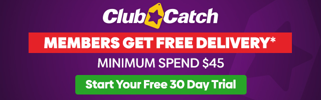 #Club Catch Members Get Free Delivery* Minimum Spend $45 - Start Your 30 Day Trial