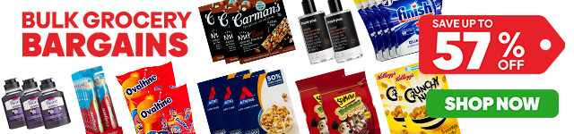 #Bulk Grocery Bargains: Save Up to 57% Off - SHOP NOW