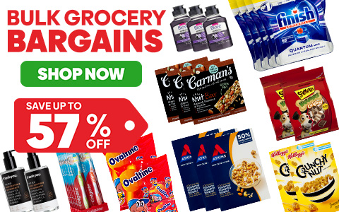 #Bulk Grocery Bargains: Save Up to 57% Off - SHOP NOW