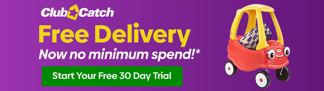 #Club Catch Members Get Free Delivery* Now no miminum spend - Start Your 30 Day Trial