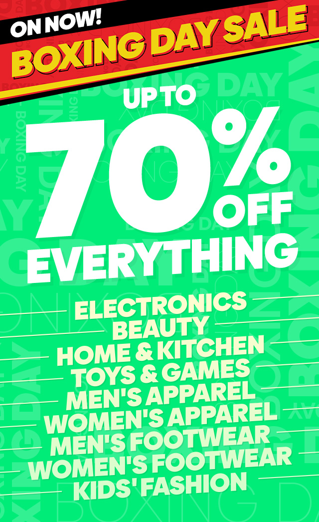 #Boxing Day Sale - Up To 70% OFF Everything