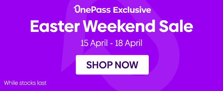 OnePass Exclusive Easter Weekend Sale