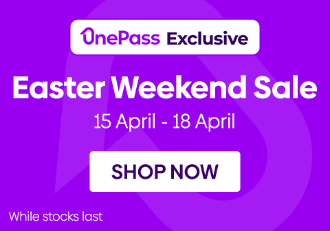 OnePass Exclusive Easter Weekend Sale