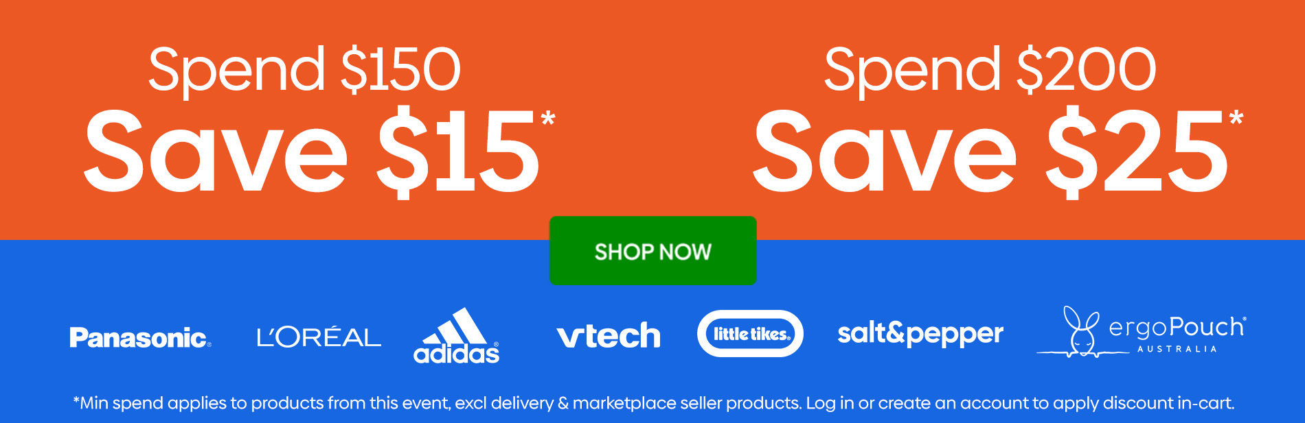 #Spend and Save - Shop Now