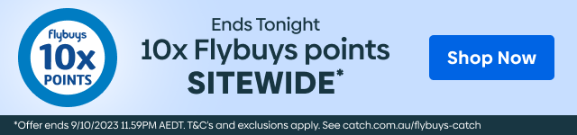 Get 10x Flybuys Points Sitewide - Ends Tonight - Shop Now!