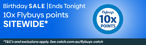 Catch Birthday Sale Ends Tonight - Get 10x Flybuys Points Sitewide!