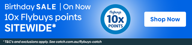 Catch Birthday Sale on Now - Get 10x Flybuys Points Sitewide!