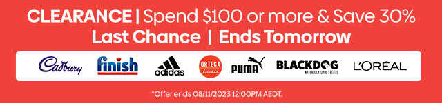 Spend & Save Clearance Ends Tomorrow - Shop Now!