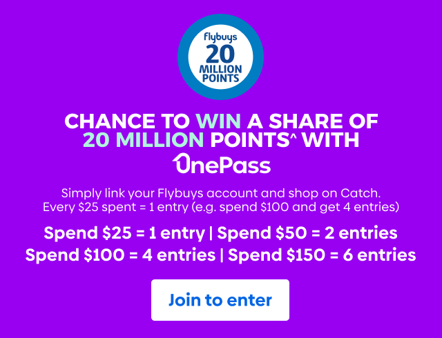 Sign up to OnePass & Shop for your chance to win!