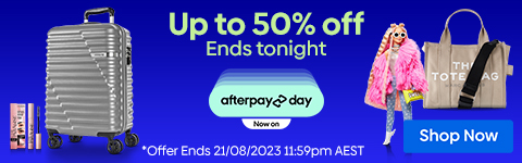 AfterPay Day Ends Tonight - Up to 50% Off - Shop Now