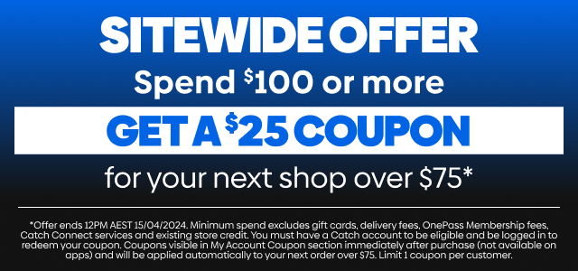 Spend $100 Get $25 coupon for next order over $75*