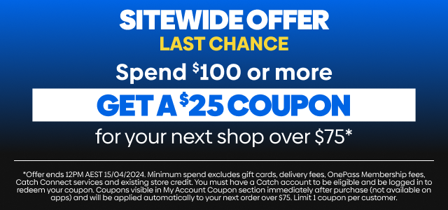Spend $100 Get $25 coupon for next order over $75*