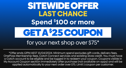 Spend $100 Get $25 coupon for next order over $75*