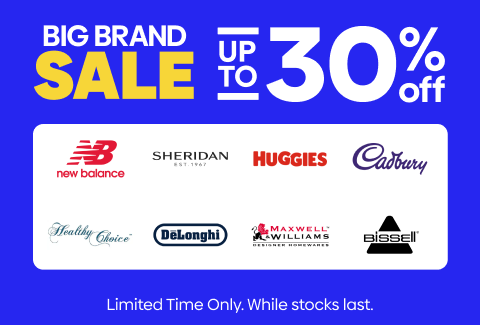 BIG BRAND SALE ON NOW up to 30% off